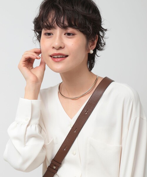 NOLLEY’S（ノーリーズ）の「【grace grace/グラスグラス】【WEB STAFF恵☆別注アイテム】プレーンチョーカー（チョーカー・レディース・ゴールド/シルバー・FREE）」の5枚目の写真