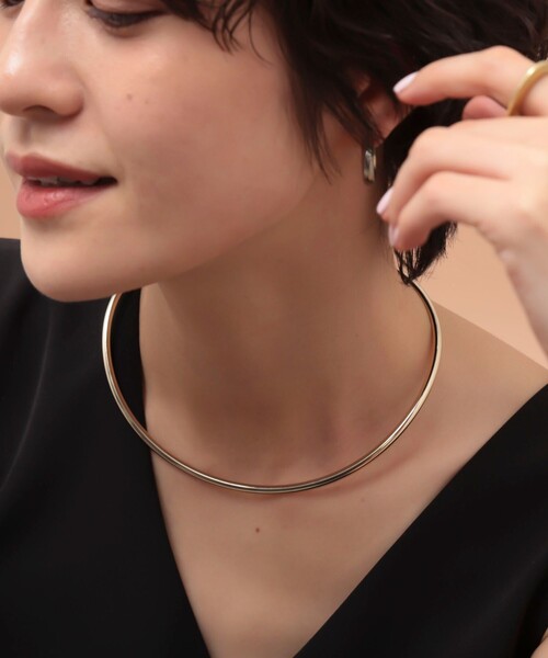 NOLLEY’S（ノーリーズ）の「【grace grace/グラスグラス】【WEB STAFF恵☆別注アイテム】プレーンチョーカー（チョーカー・レディース・ゴールド/シルバー・FREE）」の8枚目の写真