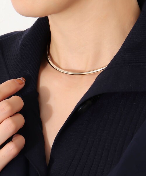 NOLLEY’S（ノーリーズ）の「【grace grace/グラスグラス】【WEB STAFF恵☆別注アイテム】プレーンチョーカー（チョーカー・レディース・ゴールド/シルバー・FREE）」の13枚目の写真