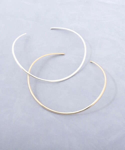 NOLLEY’S（ノーリーズ）の「【grace grace/グラスグラス】【WEB STAFF恵☆別注アイテム】プレーンチョーカー（チョーカー・レディース・ゴールド/シルバー・FREE）」の19枚目の写真