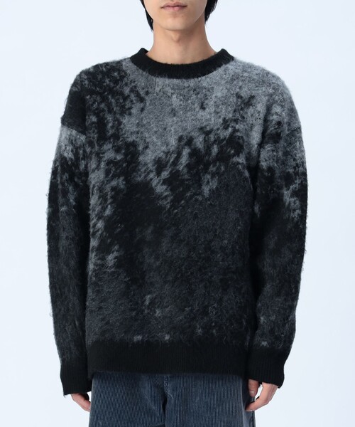 BEAMS HEART（ビームスハート）の「シャギー マーブル クルー【ユニセックス】（ニット/セーター・メンズ・ブラウン/ブラック/ネイビー・MEDIUM/SMALL/LARGE）」の20枚目の写真