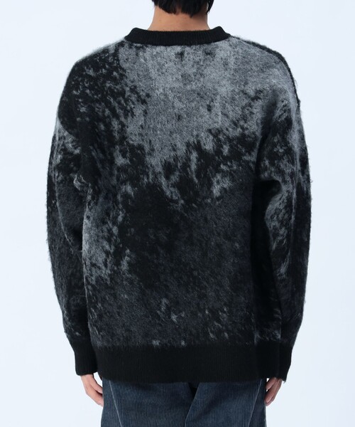 BEAMS HEART（ビームスハート）の「シャギー マーブル クルー【ユニセックス】（ニット/セーター・メンズ・ブラウン/ブラック/ネイビー・MEDIUM/SMALL/LARGE）」の18枚目の写真
