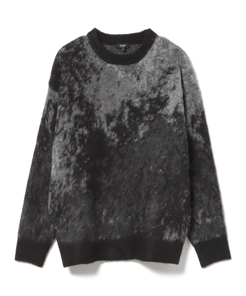 BEAMS HEART（ビームスハート）の「シャギー マーブル クルー【ユニセックス】（ニット/セーター・メンズ・ブラウン/ブラック/ネイビー・MEDIUM/SMALL/LARGE）」の15枚目の写真