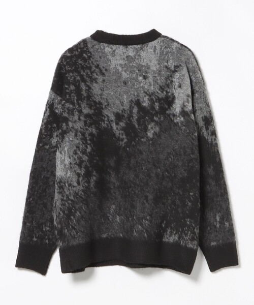 BEAMS HEART（ビームスハート）の「シャギー マーブル クルー【ユニセックス】（ニット/セーター・メンズ・ブラウン/ブラック/ネイビー・MEDIUM/SMALL/LARGE）」の14枚目の写真