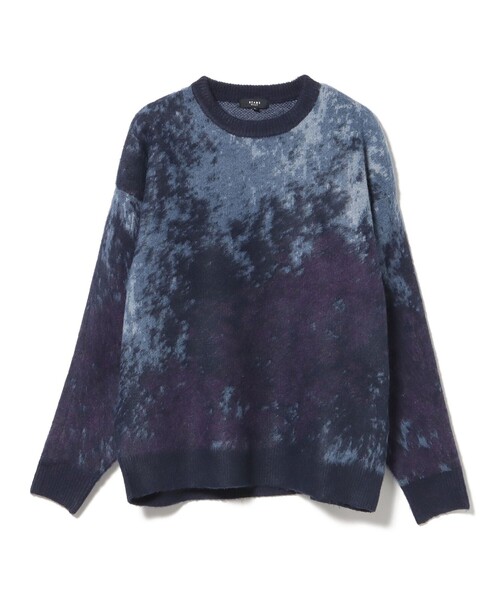 BEAMS HEART（ビームスハート）の「シャギー マーブル クルー【ユニセックス】（ニット/セーター・メンズ・ブラウン/ブラック/ネイビー・MEDIUM/SMALL/LARGE）」の7枚目の写真