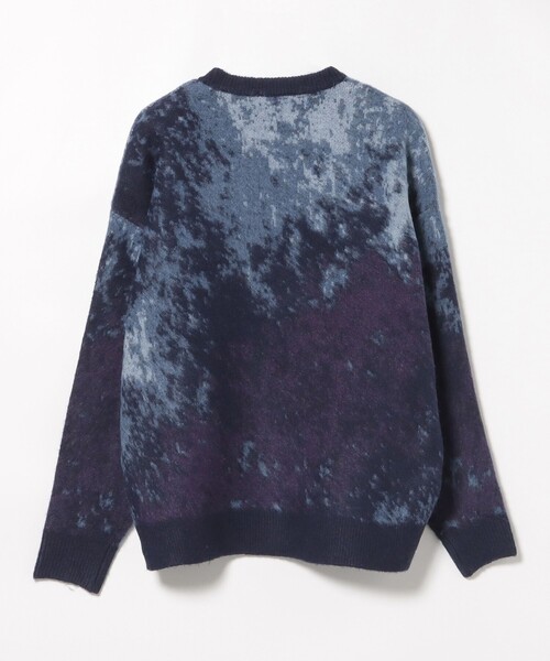 BEAMS HEART（ビームスハート）の「シャギー マーブル クルー【ユニセックス】（ニット/セーター・メンズ・ブラウン/ブラック/ネイビー・MEDIUM/SMALL/LARGE）」の6枚目の写真