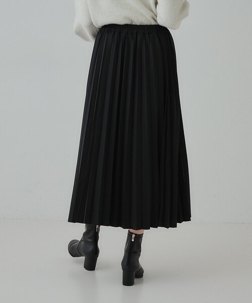 DRESKIP（ドレスキップ）の「【S-LL】軽やかな動きと優雅さを演出 プリーツスカート（スカート・レディース・ベージュ/ブラック/ブラウン系その他・01/02/03/04）」の20枚目の写真