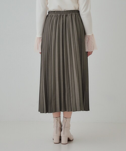 DRESKIP（ドレスキップ）の「【S-LL】軽やかな動きと優雅さを演出 プリーツスカート（スカート・レディース・ベージュ/ブラック/ブラウン系その他・01/02/03/04）」の13枚目の写真