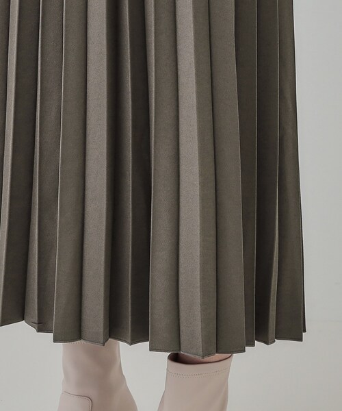 DRESKIP（ドレスキップ）の「【S-LL】軽やかな動きと優雅さを演出 プリーツスカート（スカート・レディース・ベージュ/ブラック/ブラウン系その他・01/02/03/04）」の6枚目の写真