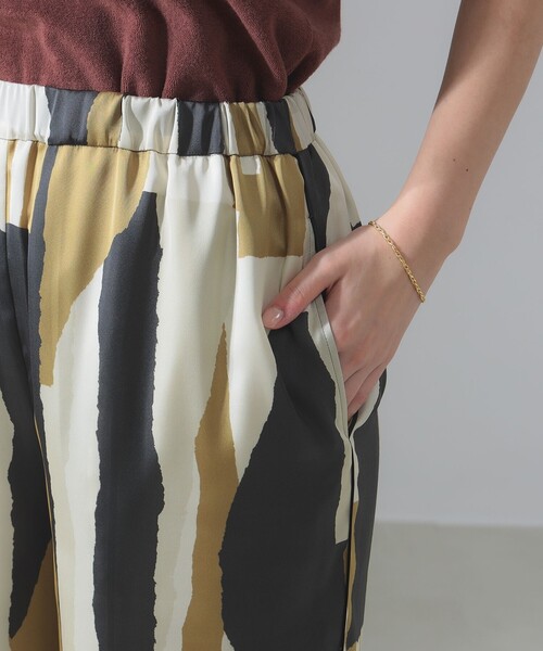 Demi-Luxe BEAMS（デミルクス ビームス）の「シックプリント パンツ（その他パンツ・レディース・ベージュ・38/36）」の22枚目の写真