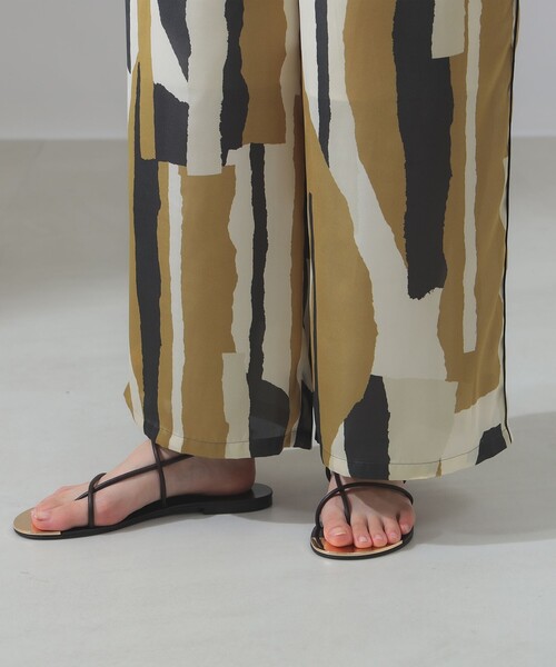 Demi-Luxe BEAMS（デミルクス ビームス）の「シックプリント パンツ（その他パンツ・レディース・ベージュ・38/36）」の21枚目の写真