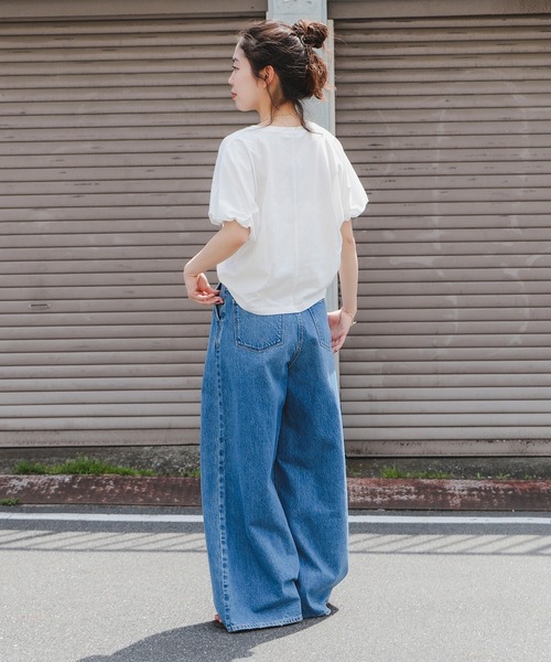 B:MING by BEAMS（ビーミングバイビームス）の「袖 ピンチ プルオーバー 25SS（Tシャツ/カットソー・レディース・オフホワイト/ブラック/その他/その他1・ONE SIZE）」の10枚目の写真