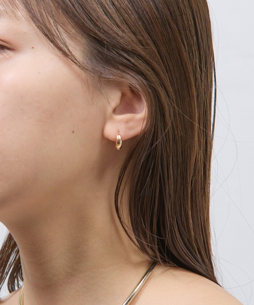 COLONY 2139（コロニートゥーワンスリーナイン）の「タイニーフープワンタッチピアス（ピアス（両耳用）・レディース・ゴールド/シルバー・FREE）」の9枚目の写真