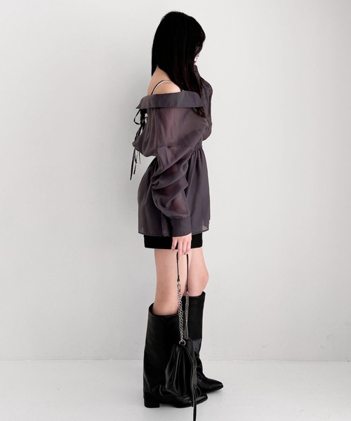 Heather（ヘザー）の「オフショルチュニックシャツ 319998（シャツ