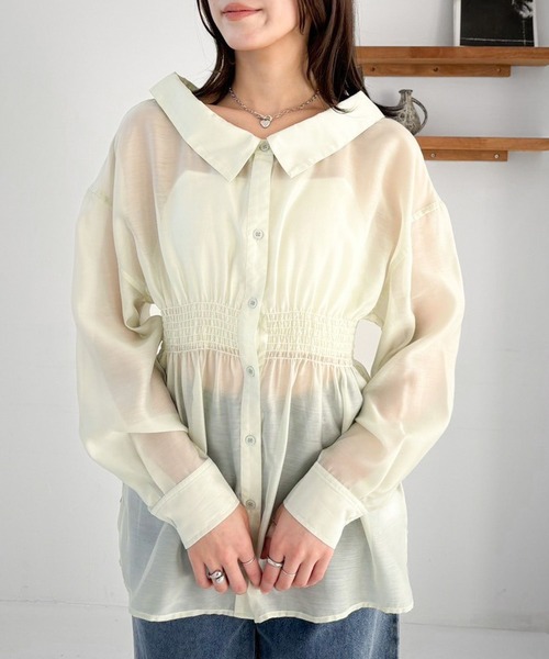 Heather（ヘザー）の「オフショルチュニックシャツ 319998（シャツ