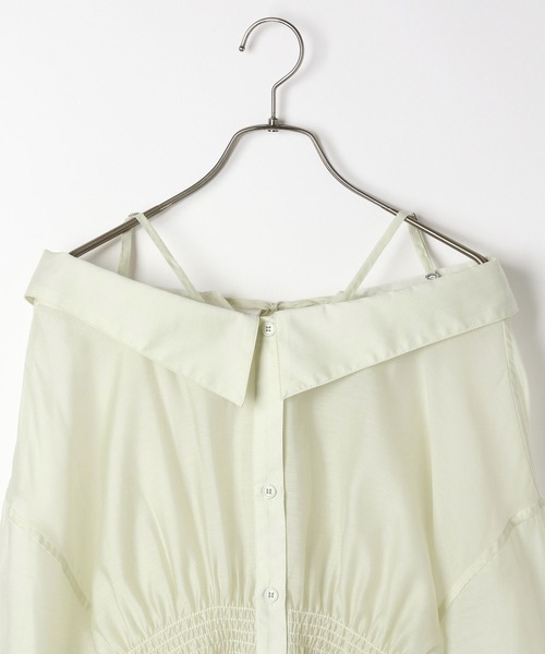 オフショルチュニックシャツ 319998（シャツ/ブラウス