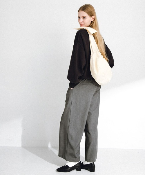 URBAN RESEARCH Sonny Label（アーバンリサーチサニーレーベル）の「2WAYリボンショルダーバッグ（ショルダーバッグ・レディース・ブラック/アイボリー・ONE）」の8枚目の写真