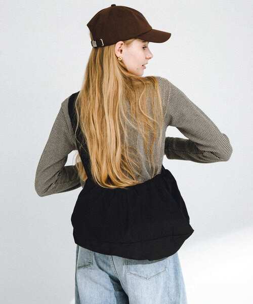 URBAN RESEARCH Sonny Label（アーバンリサーチサニーレーベル）の「2WAYリボンショルダーバッグ（ショルダーバッグ・レディース・ブラック/アイボリー・ONE）」の13枚目の写真