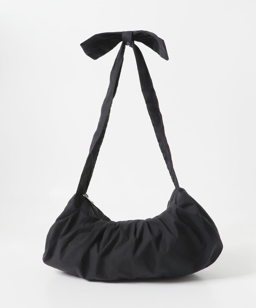 URBAN RESEARCH Sonny Label（アーバンリサーチサニーレーベル）の「2WAYリボンショルダーバッグ（ショルダーバッグ・レディース・ブラック/アイボリー・ONE）」の18枚目の写真