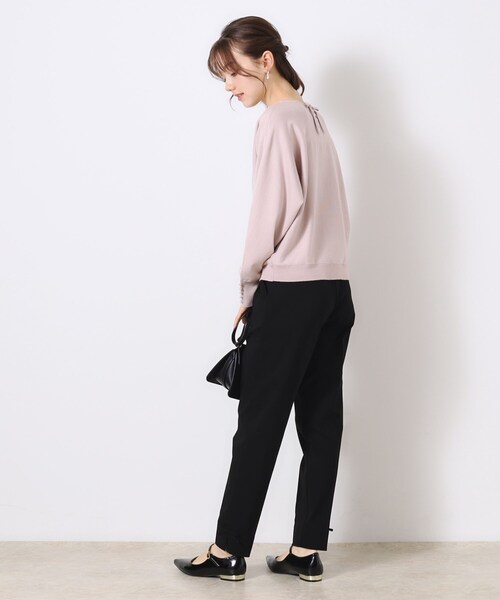 couture brooch（クチュールブローチ）の「【ラクチンきれい見えパンツ】リボンハイパーストレッチパンツ（その他パンツ・レディース・ブラック系7/ネイビー/ライトグレー/ブラック・40/34/36/42/38）」の17枚目の写真