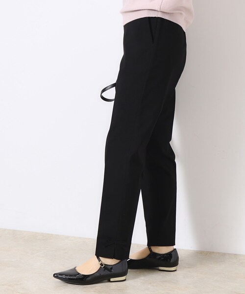 couture brooch（クチュールブローチ）の「【ラクチンきれい見えパンツ】リボンハイパーストレッチパンツ（その他パンツ・レディース・ブラック系7/ネイビー/ライトグレー/ブラック・40/34/36/42/38）」の19枚目の写真