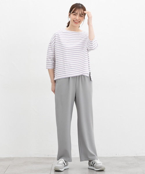 Honeys（ハニーズ）の「イージーワイドパンツ（その他パンツ・レディース・ライトグリーン/ライトグレー系/ブルー/ブラック/チャコール/ブラウン・L/LL/M/S）」の16枚目の写真