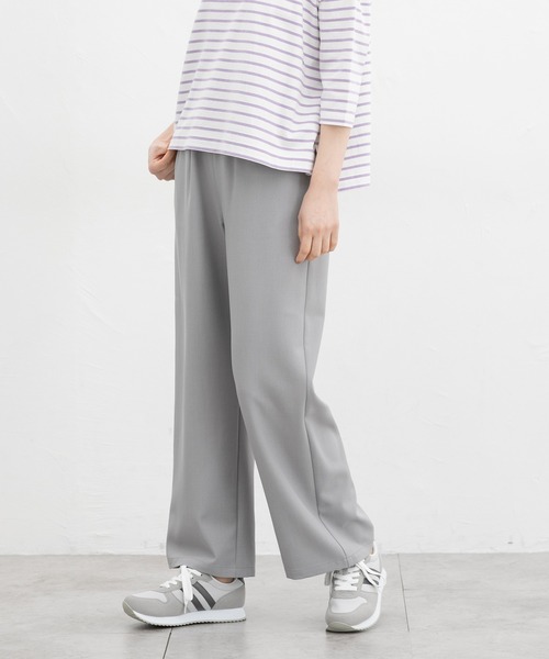 Honeys（ハニーズ）の「イージーワイドパンツ（その他パンツ・レディース・ライトグリーン/ライトグレー系/ブルー/ブラック/チャコール/ブラウン・L/LL/M/S）」の17枚目の写真