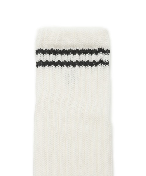 SNIDEL（スナイデル）の「ラインソックス（ソックス/靴下・レディース・ダークグレー/ベージュ/ブラック・FREE）」の9枚目の写真