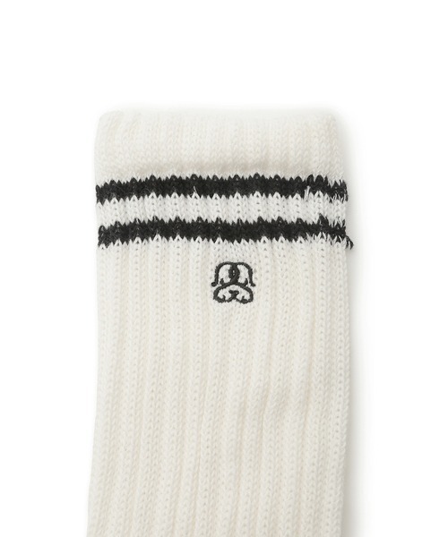 SNIDEL（スナイデル）の「ラインソックス（ソックス/靴下・レディース・ダークグレー/ベージュ/ブラック・FREE）」の10枚目の写真