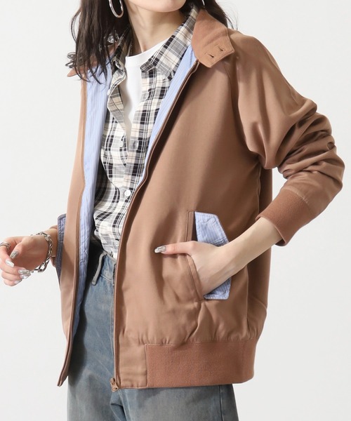 セール】WS select フルジップ ショート丈 ハリントンジャケット