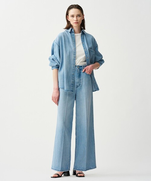 uncrave(アンクレイヴ)の「【upper hights × uncrave】THE SENSE uncrave デニムシャツ(シャツ/ブラウス・レディース・サックスブルー系・1/2)」の4枚目の写真