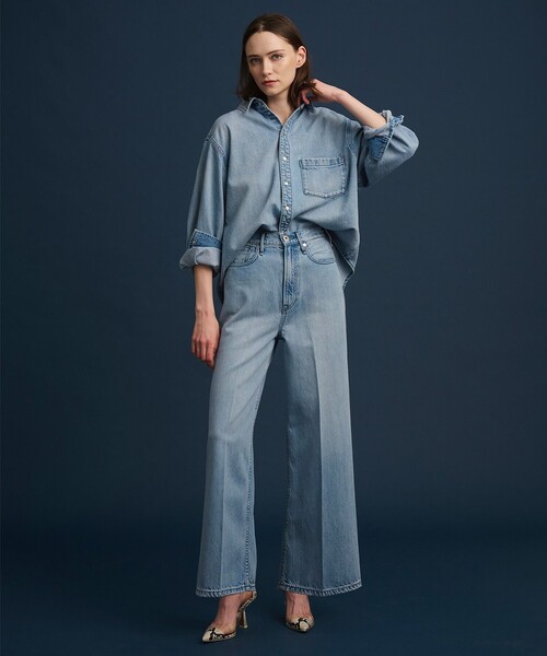 uncrave(アンクレイヴ)の「【upper hights × uncrave】THE SENSE uncrave デニムシャツ(シャツ/ブラウス・レディース・サックスブルー系・1/2)」の7枚目の写真