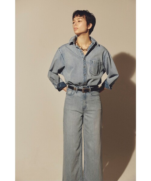 uncrave(アンクレイヴ)の「【upper hights × uncrave】THE SENSE uncrave デニムシャツ(シャツ/ブラウス・レディース・サックスブルー系・1/2)」の9枚目の写真