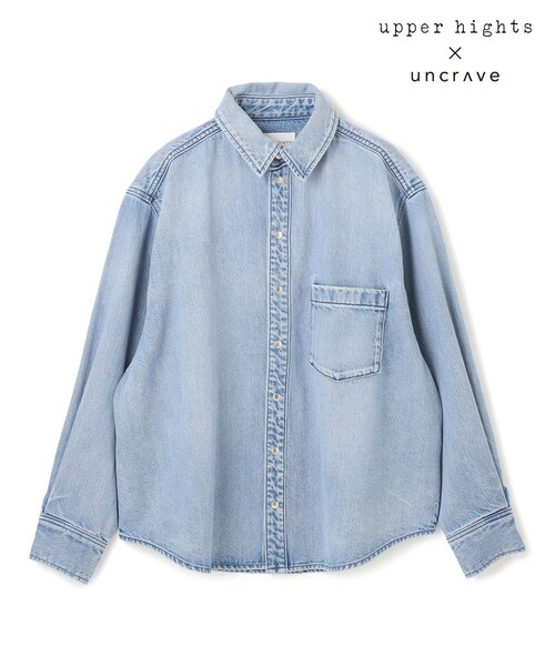 uncrave(アンクレイヴ)の「【upper hights × uncrave】THE SENSE uncrave デニムシャツ(シャツ/ブラウス・レディース・サックスブルー系・1/2)」の13枚目の写真