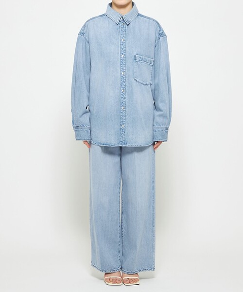 uncrave(アンクレイヴ)の「【upper hights × uncrave】THE SENSE uncrave デニムシャツ(シャツ/ブラウス・レディース・サックスブルー系・1/2)」の21枚目の写真