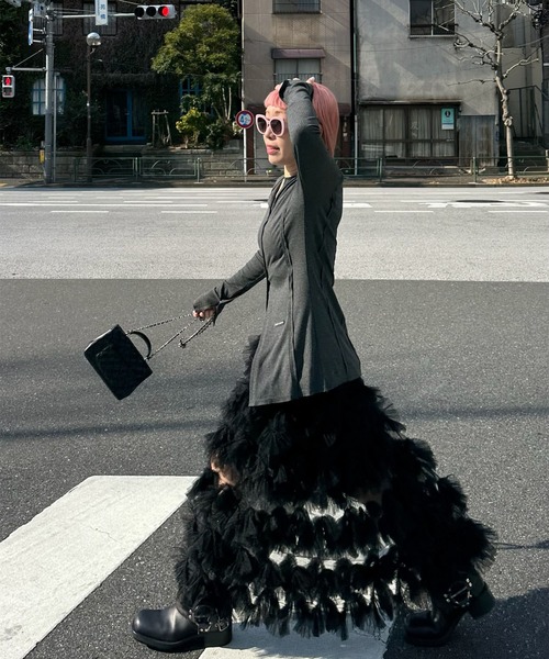 NONTOKYOフリルスカート Alley Tokyo スカート コットンフリルスカート : ZOZOTOWN Yahoo