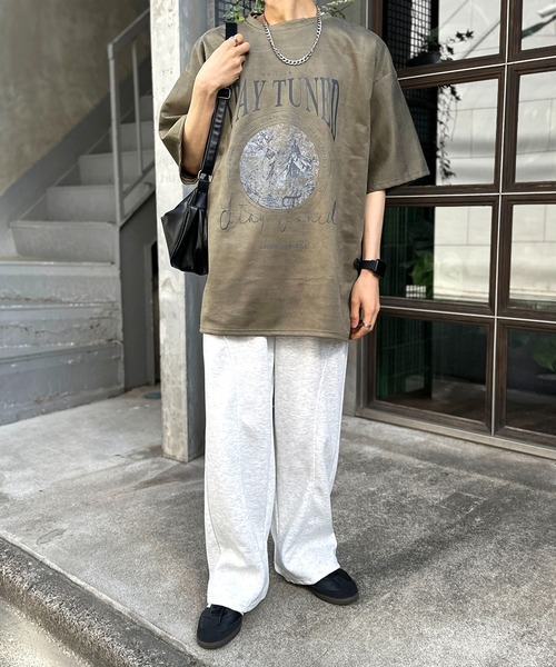 link lot(リンクロット)の「カーブ イージールーズシルエットスウェットパンツ(スウェットパンツ・メンズ・ブラック/ライトグレー/チャコール・M/L)」の7枚目の写真