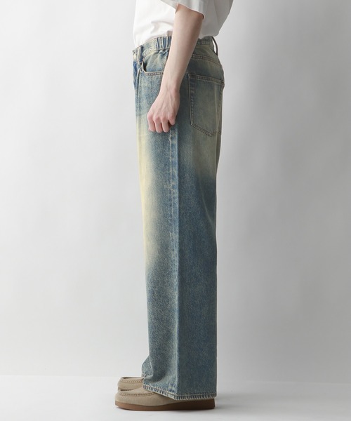 RAGEBLUE（レイジブルー）の「ヴィンテージライク/ライトオンスデニムバギーフレアパンツ（デニムパンツ・メンズ・ブルー系その他/ブルー/グレー・SMALL/MEDIUM/LARGE）」の10枚目の写真
