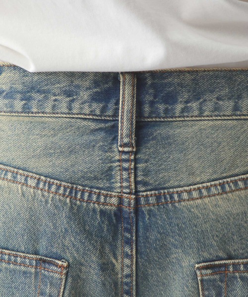 RAGEBLUE（レイジブルー）の「ヴィンテージライク/ライトオンスデニムバギーフレアパンツ（デニムパンツ・メンズ・ブルー系その他/ブルー/グレー・SMALL/MEDIUM/LARGE）」の8枚目の写真