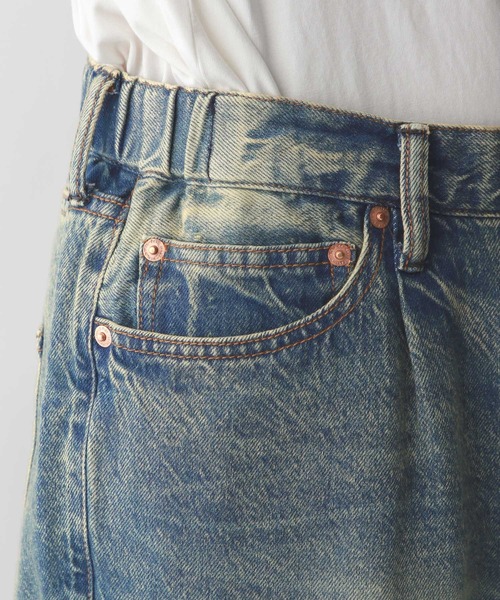 RAGEBLUE（レイジブルー）の「ヴィンテージライク/ライトオンスデニムバギーフレアパンツ（デニムパンツ・メンズ・ブルー系その他/ブルー/グレー・SMALL/MEDIUM/LARGE）」の4枚目の写真