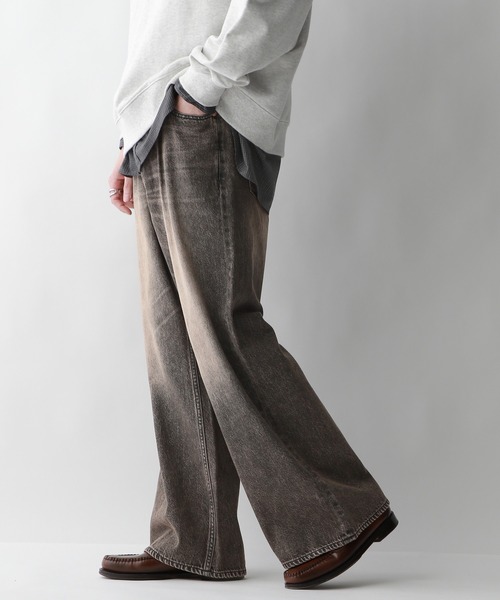 RAGEBLUE（レイジブルー）の「ヴィンテージライク/ライトオンスデニムバギーフレアパンツ（デニムパンツ・メンズ・ブルー系その他/ブルー/グレー・SMALL/MEDIUM/LARGE）」の20枚目の写真