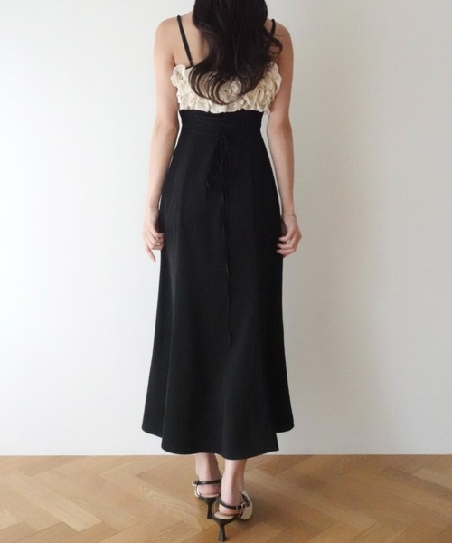 DEICY（デイシー）の「フリルキャミワンピース（ワンピース・レディース・ピンク/ブラック・0/1）」の10枚目の写真