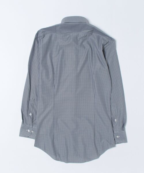 TOKYO SHIRTS(トウキョウシャツ)の「形態安定ノーアイロン ボタンダウン ニット 長袖ストレッチビジネスワイシャツ(ビジネスシャツ・メンズ・グレー・首回り39cm-裄丈84cm/首回り41cm-裄丈82cm/首回り41cm-裄丈86cm/首回り43cm-裄丈86cm/首回り39cm-裄丈80cm/首回り42cm-裄丈82cm/首回り42cm-裄丈86cm/首回り43cm-裄丈82cm/首回り37cm-裄丈80cm/首回り37cm-裄丈84cm)」の7枚目の写真