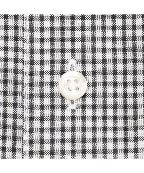 TOKYO SHIRTS(トウキョウシャツ)の「形態安定ノーアイロン ボタンダウン ニット 長袖ストレッチビジネスワイシャツ(ビジネスシャツ・メンズ・グレー・首回り39cm-裄丈84cm/首回り41cm-裄丈82cm/首回り41cm-裄丈86cm/首回り43cm-裄丈86cm/首回り39cm-裄丈80cm/首回り42cm-裄丈82cm/首回り42cm-裄丈86cm/首回り43cm-裄丈82cm/首回り37cm-裄丈80cm/首回り37cm-裄丈84cm)」の4枚目の写真