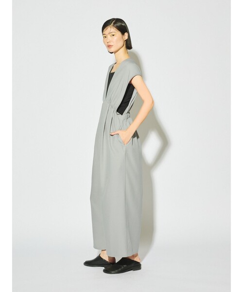 ファッションデザイナー セール】MIDIUMISOLID Vネックオールインワン Ladies for トップス