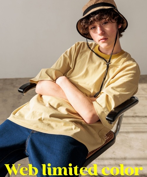 niko and...（ニコアンド）の「USAコットンショートスリーブTシャツ（Tシャツ/カットソー・メンズ・ダークグレー/チャコール/その他1/その他2/その他3/ホワイト/レッド/ナチュラル/ブルー/オフホワイト/ブラック・MEDIUM/BIG(L)）」の9枚目の写真