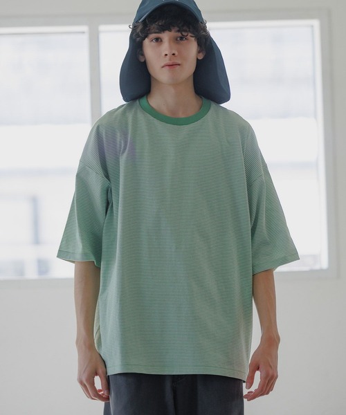 niko and...（ニコアンド）の「USAコットンショートスリーブTシャツ（Tシャツ/カットソー・メンズ・ダークグレー/チャコール/その他1/その他2/その他3/ホワイト/レッド/ナチュラル/ブルー/オフホワイト/ブラック・MEDIUM/BIG(L)）」の11枚目の写真