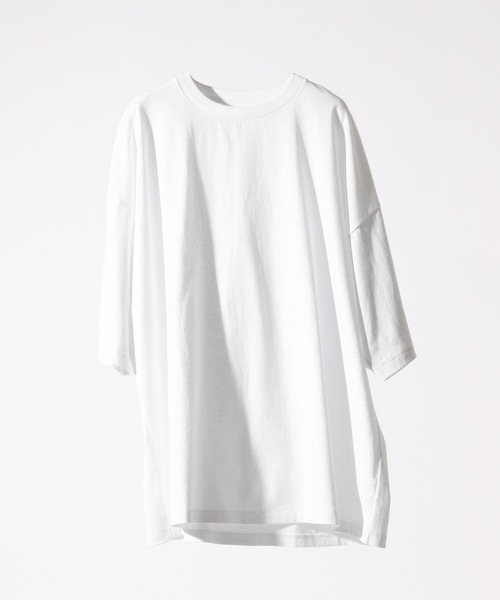 niko and...（ニコアンド）の「USAコットンショートスリーブTシャツ（Tシャツ/カットソー・メンズ・ダークグレー/チャコール/その他1/その他2/その他3/ホワイト/レッド/ナチュラル/ブルー/オフホワイト/ブラック・MEDIUM/BIG(L)）」の3枚目の写真