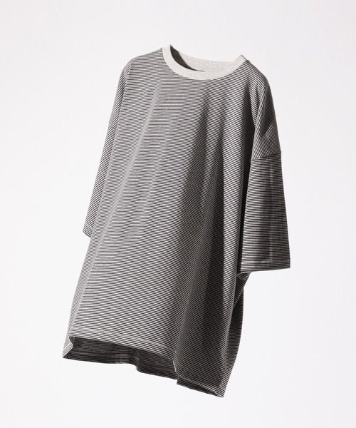 niko and...（ニコアンド）の「USAコットンショートスリーブTシャツ（Tシャツ/カットソー・メンズ・ダークグレー/チャコール/その他1/その他2/その他3/ホワイト/レッド/ナチュラル/ブルー/オフホワイト/ブラック・MEDIUM/BIG(L)）」の5枚目の写真