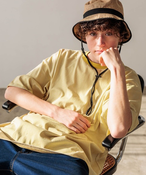 niko and...（ニコアンド）の「USAコットンショートスリーブTシャツ（Tシャツ/カットソー・メンズ・ダークグレー/チャコール/その他1/その他2/その他3/ホワイト/レッド/ナチュラル/ブルー/オフホワイト/ブラック・MEDIUM/BIG(L)）」の14枚目の写真